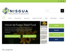 Tablet Screenshot of nisgua.org